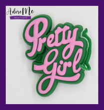 Load image into Gallery viewer, AKA Sorority Pretty Girls Pink &amp; Green Croc Shoe Charms Collection
