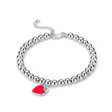 Load image into Gallery viewer, Sterling Silver Heart Bracelet
